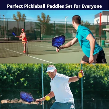 Enerface USAPA Approved Pickleball Paddle with Ball