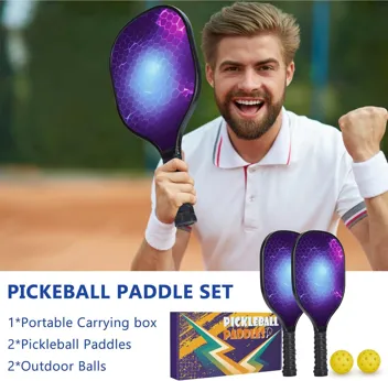 Enerface USAPA Approved Pickleball Paddle with Ball