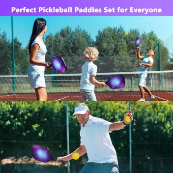 Enerface USAPA Approved Pickleball Paddle with Ball