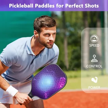 Enerface USAPA Approved Pickleball Paddle with Ball