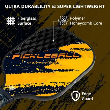 Enerface USAPA Approved Pickleball Paddle with Ball