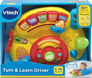 Turn and Learn Driver Toy (Yellow)