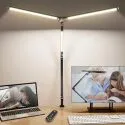 Yihdeb 3-Light Adjustable 24W 4 Color Mode LED Desk Lamp with Clamp