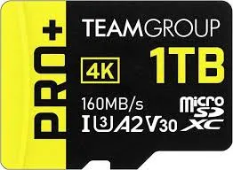 Teamgroup Pro+ 1TB UHS-I/U3 Micro SD - Newegg