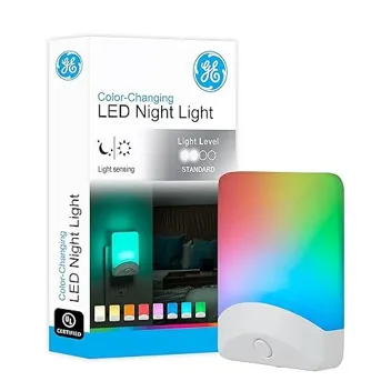 Color-Changing Light Sensing LED Night Light