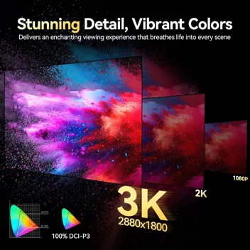 UPerfect 16" OLED Panel 3K 2880x1800 120Hz 500nit USB-C Portable Gaming Monitor