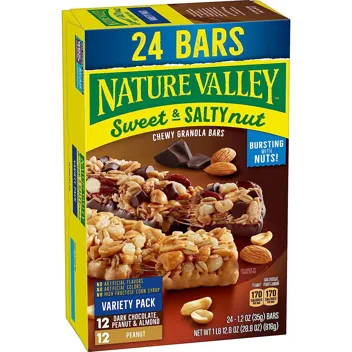 24-Ct Sweet & Salty Nut Granola Bars (Variety Pack)