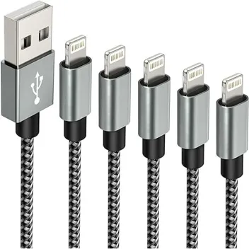 Idison USB-A to Apple MFi Certified Lightning Cables (2x 3ft