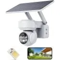 Cakprio 2K PTZ Motion Sensor 4G LTE Solar Security Camera