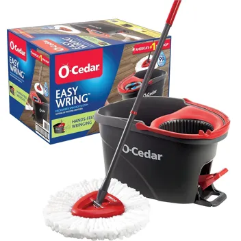 EasyWring Microfiber Spin Mop & Bucket