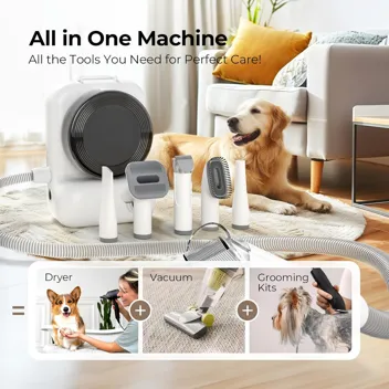 5-in-1 15000Pa 3L Capacity Pet Grooming Vacuum & Dryer