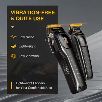 Suprent 6000rpm Zero Gap Cordless Hair Clipper & Trimmer Set