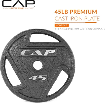 CAP Barbell Olympic Grip Weight Plate Collection