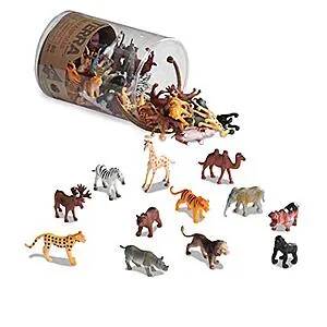 by Battat – 60 Pcs Wild Creatures Tube