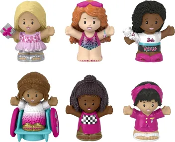 6-Piece Little People Toddler Barbie Figure Set or on Orders 325