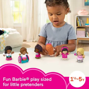 6-Piece Little People Toddler Barbie Figure Set or on Orders 325