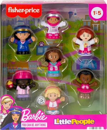 6-Piece Little People Toddler Barbie Figure Set or on Orders 325