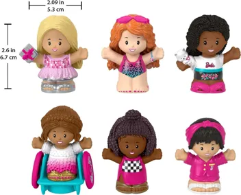 6-Piece Little People Toddler Barbie Figure Set or on Orders 325