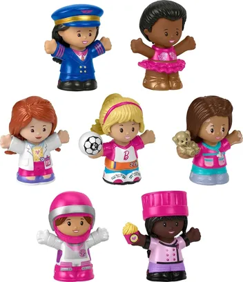 6-Piece Little People Toddler Barbie Figure Set or on Orders 325