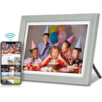 Haovm 10" 1280x800 Touch Screen IPS WiFi Digital Photo Frame w/ 16GB Storage