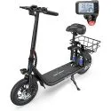 C1 Pro 450W Rear Shock Electric Scooter (Up to 25mi Range, 18.6MPH)