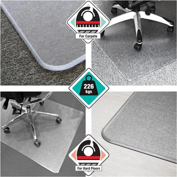 Amazon Lightning Deal: Floortex Cleartex Megamat Heavy-Duty Polycarbonate Chair Mat for Hard Floor/All Carpet