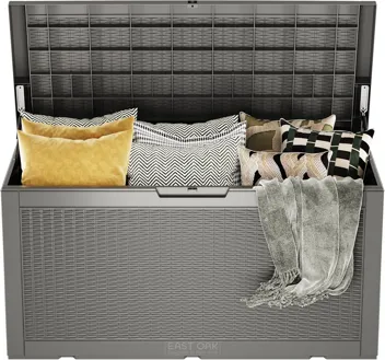 East Oak 120 Gallon Outdoor Resin Storage Box