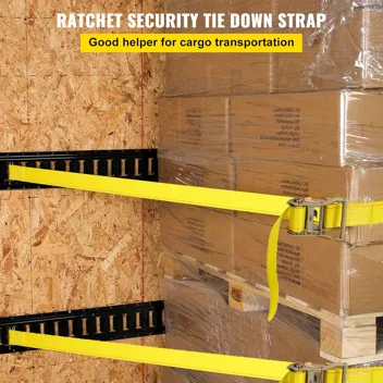 2"x15' E-Track Tie-Down Ratchet Strap