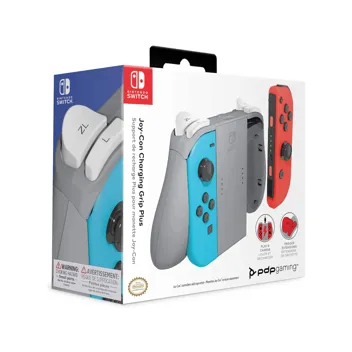 PDP Switch JoyCon Grip with Charger (Red/Blue)