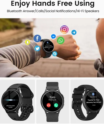 G53 1.27" Bluetooth Heart Rate Fitness Smartwatch