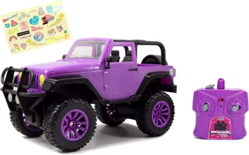 Jada Toys Girlmazing Jeep Wrangler Radio Control Vehicle (Purple)