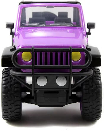 Jada Toys Girlmazing Jeep Wrangler Radio Control Vehicle (Purple)