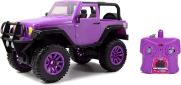 Jada Toys Girlmazing Jeep Wrangler Radio Control Vehicle (Purple)