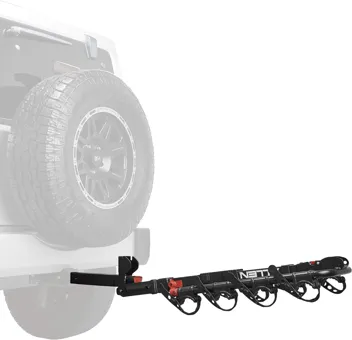 Sports Deluxe 4-Bike Carrier for 2" Hitch and More