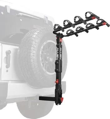 Sports Deluxe 4-Bike Carrier for 2" Hitch and More