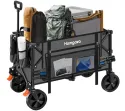 Homgava 140L Collapsible Folding Wagon Cart