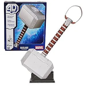 Mjolnir Thor Hammer 3D Puzzle Model Kit (87-Piece)