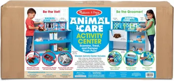 Melissa & Doug Animal Care Veterinarian & Groomer Wooden Activity Center