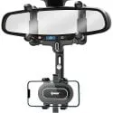 Ipow Large Rearview Mirror Phone Holder