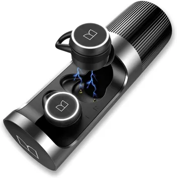 Clarity 101 AirLinks Bluetooth 5.0 Earbuds w/ Rotating Charging Case