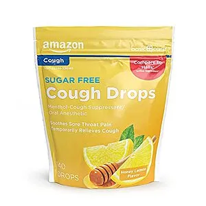 140-Count Amazon Care Sugar Free Cough Drops (Honey Lemon)