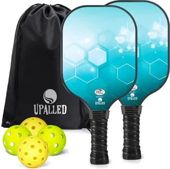 Upalled Pickleball Paddles w/ 4 Pickleball Balls