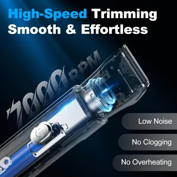 Reyoll 2-in-1 Ceramic Blade Nose & Body Hair Trimmer