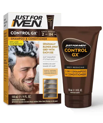 Just Control GX Grey Reducing 2-in-1 Shampoo and Conditioner