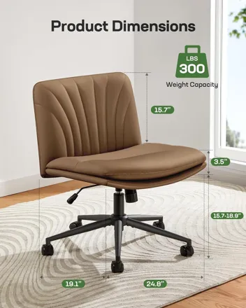 Marsail Armless-Office Desk Chair