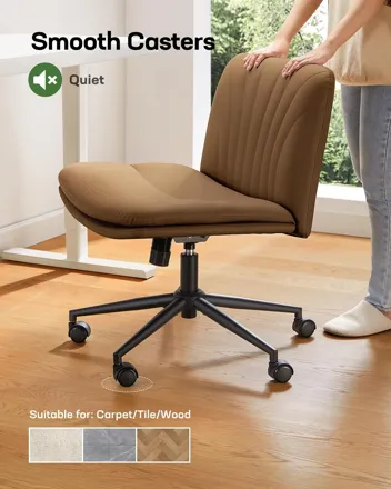 Marsail Armless-Office Desk Chair