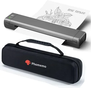 Phomemo M08F-Letter Portable Bluetooth Inkless Thermal Printer (Supports 8.5" x 11")