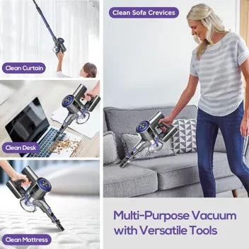 Comvtv 80k/RPM Brushless Motor Cordless Vacuum Cleaner Kit