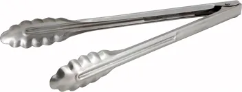 9" Coiled Spring Heavyweight Stainless Steel Utility Tong