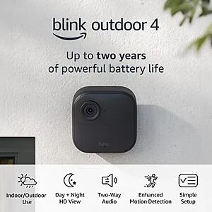 Blink Outdoor 4 (4th Gen) + Blink Mini 2 – Smart security cameras